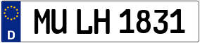 Truck License Plate